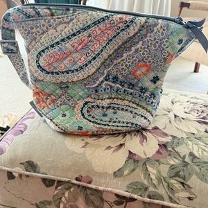 Vera Bradley Citrus Paisley Bucket Crossbody Bag